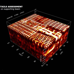 Augmented Reality - Reinforced floor slab on masonry arch