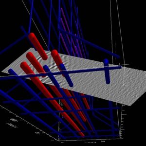 Vector imaging of prestressed T-beams