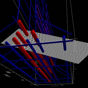 Vector imaging of prestressed T-beams
