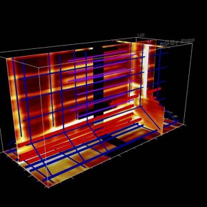 Vector imaging of prestressed T-beams