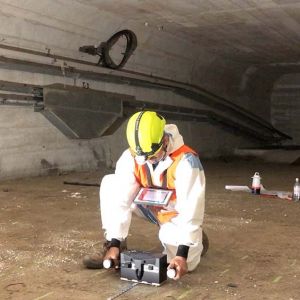 Ultrasonic tomography for detection of grouting defects in PT ducts